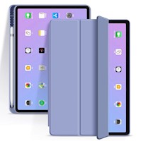 Smart Case para iPad AIR 4- 10.9 LAVANDA + lamina de vidrio